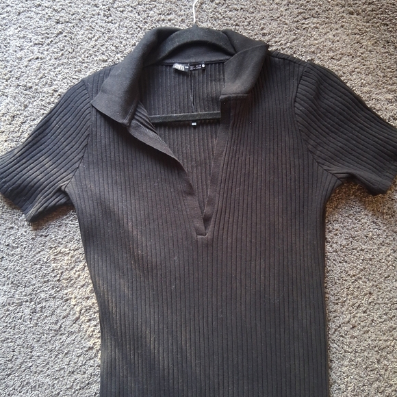 Zara Classic Black Midi Dress - Picture 4 of 6